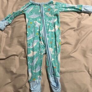 Little Sleepies Shark Soiree Newborn Zippy